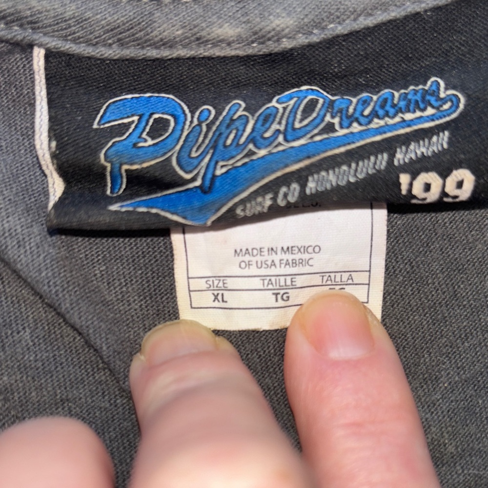 Pipe Dreams Men's T-Shirt Grey SZ XL - Picture 3 of 7